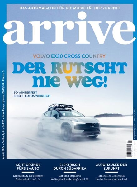 Arrive Magazin – Nr 2 2025 Cover