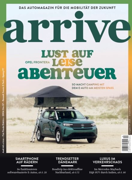 Arrive Magazin – Nr 4 2025 Cover