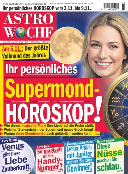 Astrowoche – 29 Oktober 2025 Cover