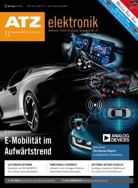 ATZ Elektronik – November 2025 Cover