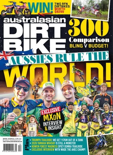 Australasian Dirt Bike – December 2025 Cover
