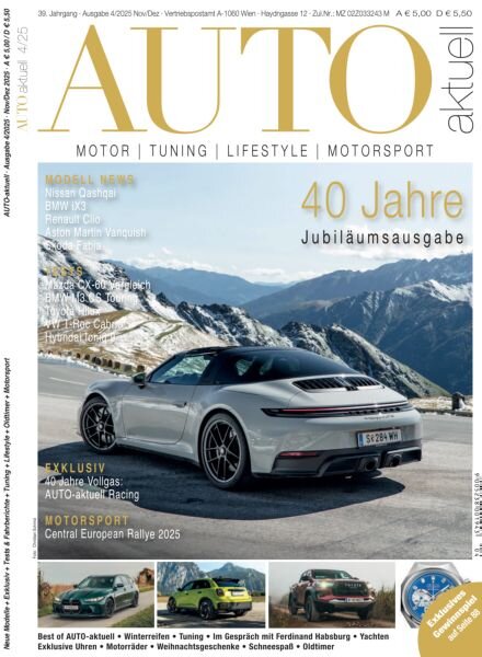 Auto Aktuell – November-Dezember 2025 Cover