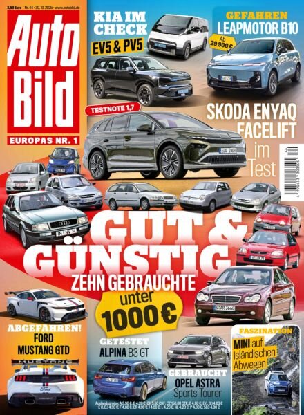 Auto Bild Germany – 30 Oktober 2025 Cover