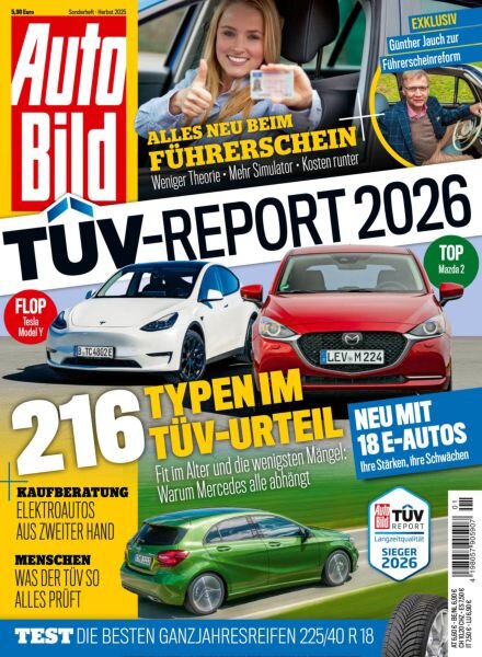 Auto Bild Sonderheft – 20 November 2025 Cover