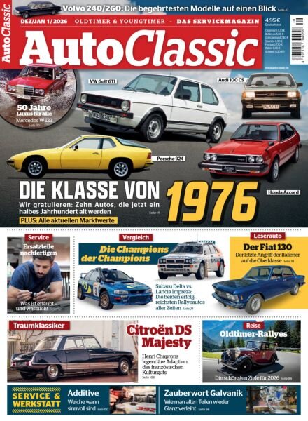 Auto Classic – Dezember 2025-Januar 2026 Cover