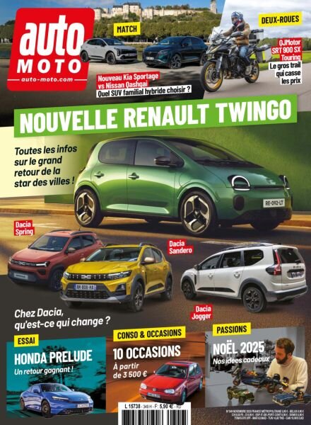 Auto Moto France – Novembre 2025 Cover