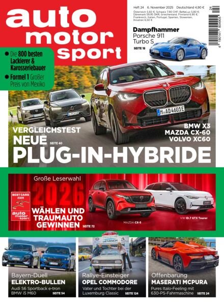 Auto Motor und Sport – 6 November 2025 Cover