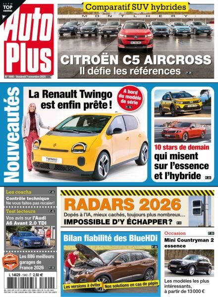 Auto Plus France – 7 Novembre 2025 Cover