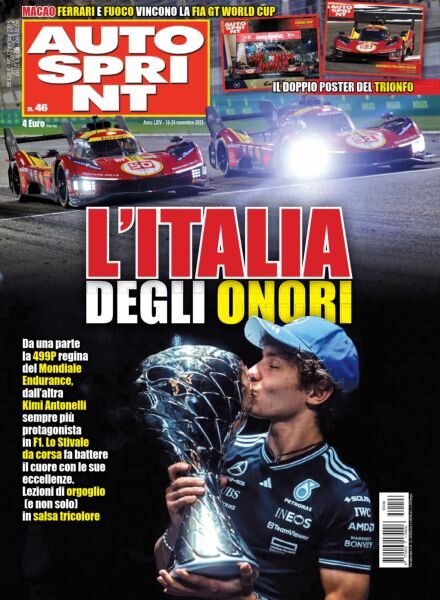 Auto Sprint – 18 Novembre 2025 Cover