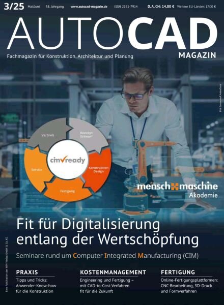 Autocad Magazin – Mai-Juni 2025 Cover