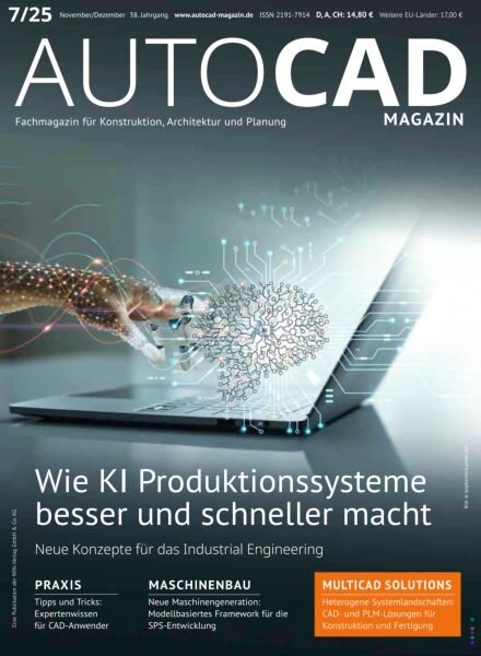 Autocad Magazin – Nr 7 November-Dezember 2025 Cover