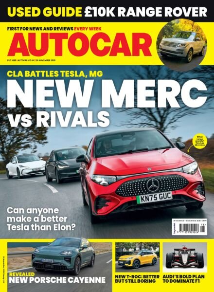 Autocar UK – 26 November 2025 Cover