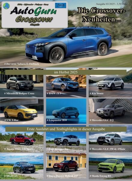AutoGuru Crossover – Ausgabe 3 2025 Cover