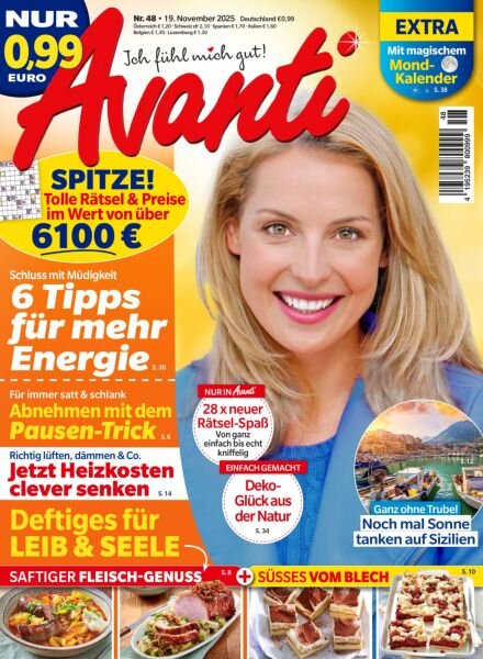 Avanti – 19 November 2025 Cover