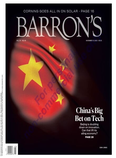 Barron’s – November 10 2025 Cover
