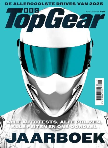BBC Top Gear Netherlands – Jaarboek 2025 Cover