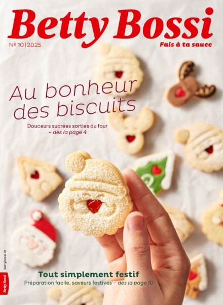 Betty Bossi edition francaise – Novembre 2025 Cover