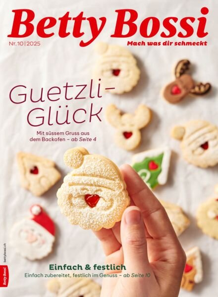 Betty Bossi – November 2025 Cover