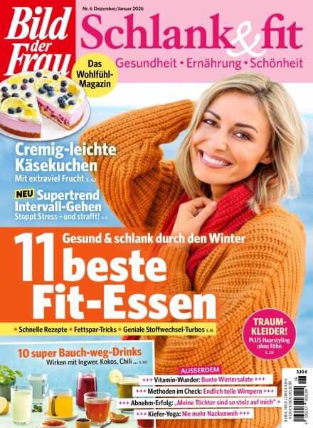 Bild der Frau Schlank & Fit – Dezember 2025 – Januar 2026 Cover