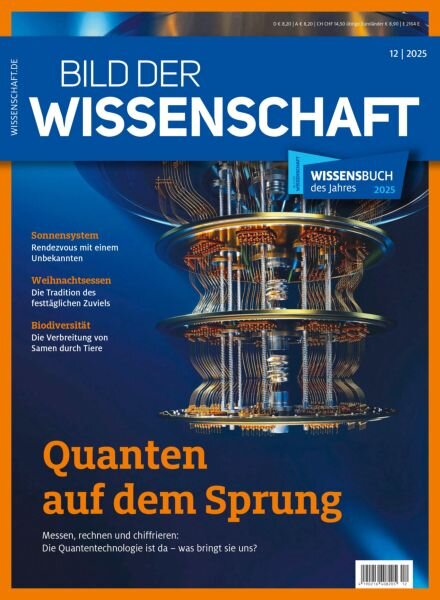 Bild der Wissenschaft – Dezember 2025 Cover