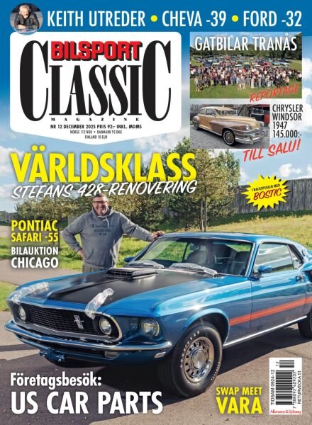 Bilsport Classic – November 2025 Cover