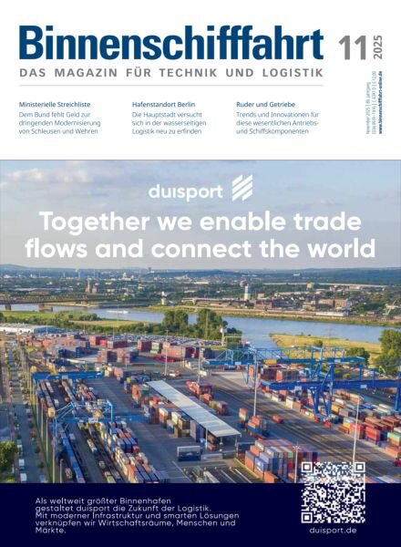 Binnenschifffahrt – November 2025 Cover