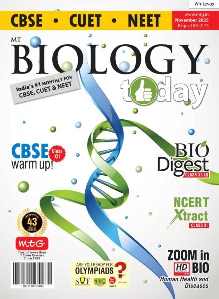 Biology Today – November 2025 Cover