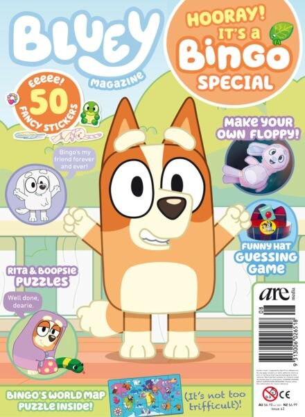 Bluey Magazine – August 2025 Cover
