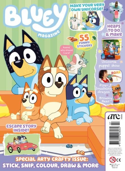 Bluey Magazine – July 2025 Cover