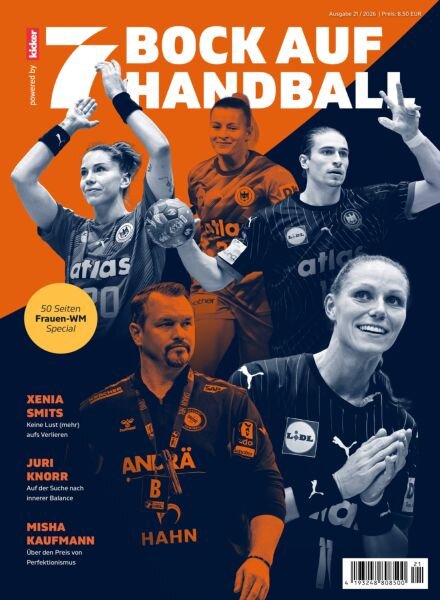 Bock auf Handball – November 2025 Cover