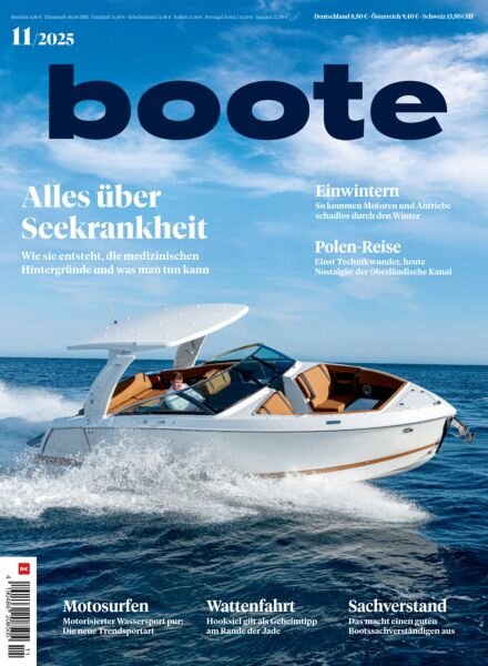 Boote Magazin – November 2025 Cover