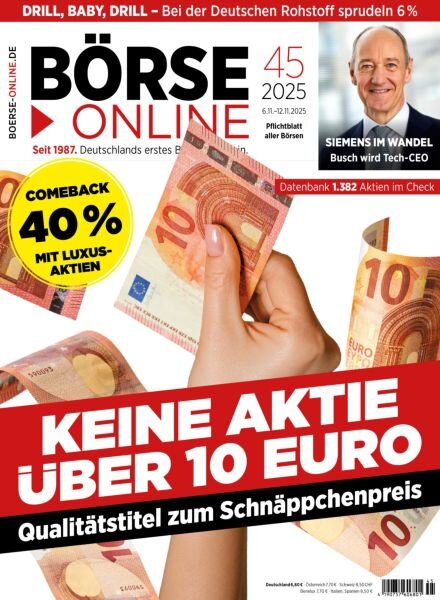 Borse Online – 6 November 2025 Cover