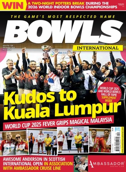 Bowls International – December 2025 Cover