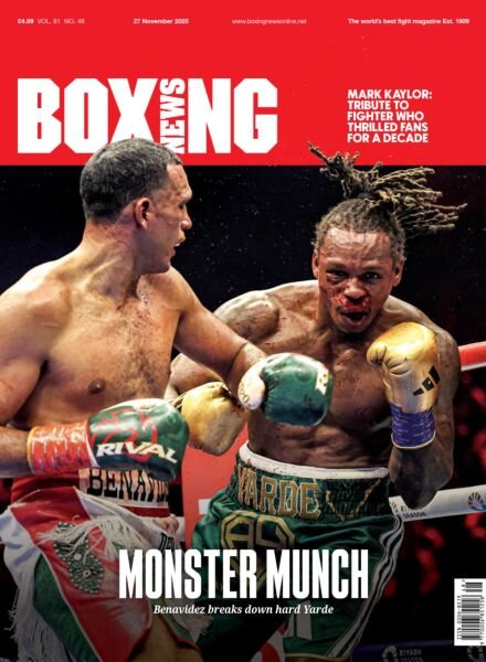 Boxing News – 27 November 2025 Cover