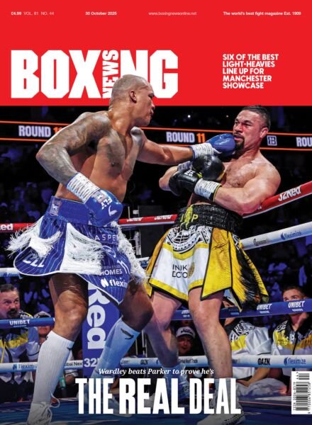 Boxing News – 30 October 2025 Cover