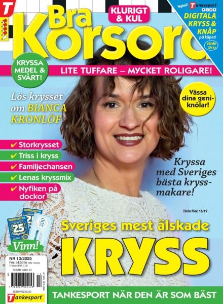 Bra Korsord – November 2025 Cover