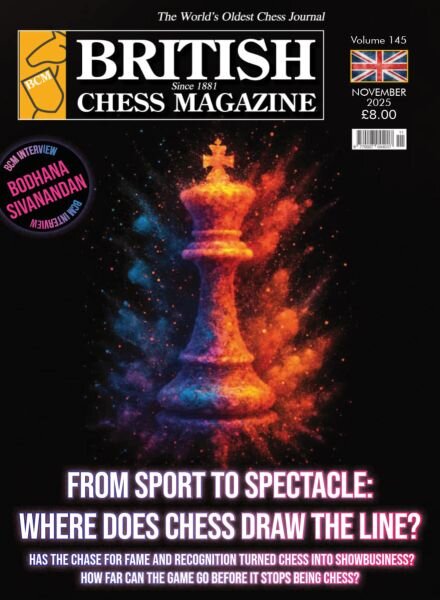 British Chess Magazine – November 2025 Cover