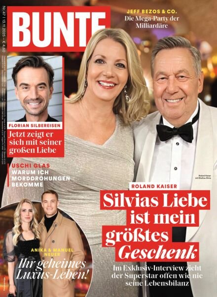 Bunte – 13 November 2025 Cover
