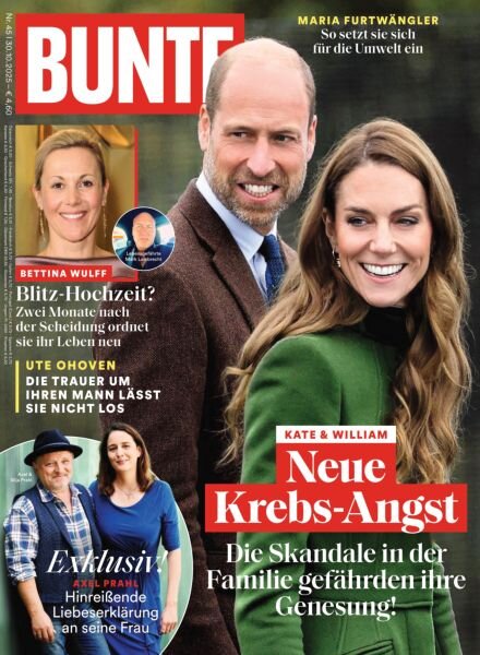 Bunte – 30 Oktober 2025 Cover