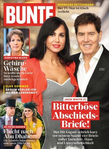 Bunte – 6 November 2025 Cover