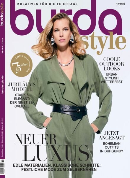 Burda Style – Dezember 2025 Cover