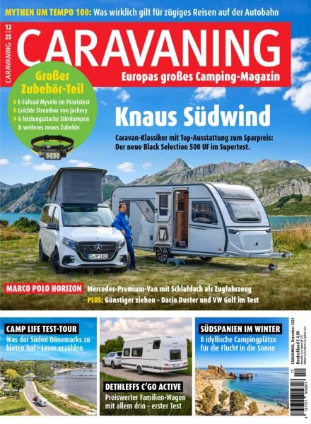 Caravaning – Dezember 2025 Cover