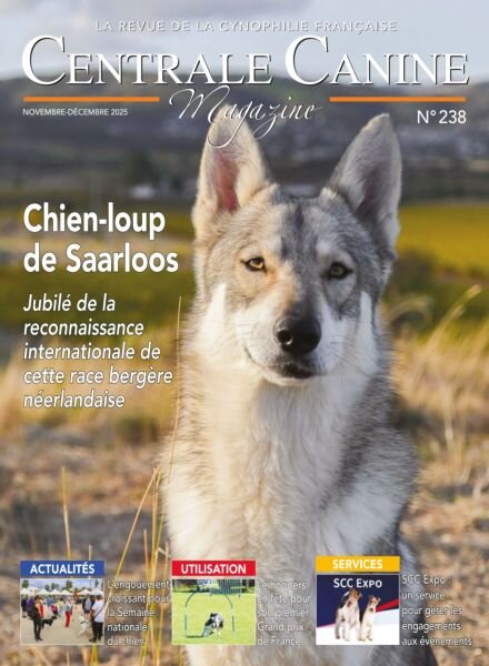 Centrale Canine Magazine – Novembre-Decembre 2025 Cover