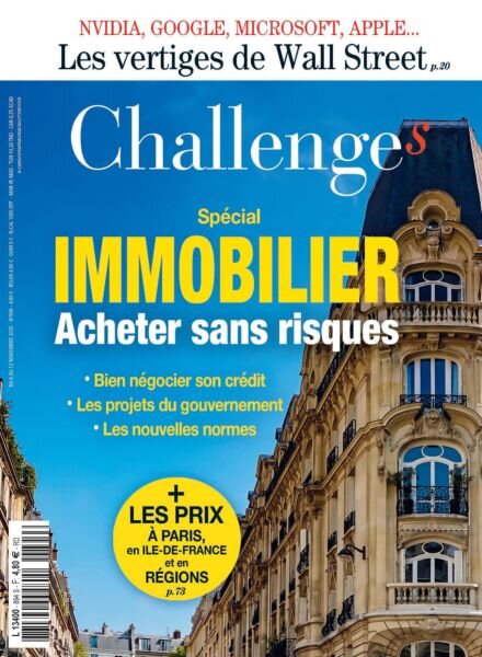 Challenges – 6 Novembre 2025 Cover