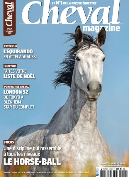Cheval Magazine – Decembre 2025 Cover