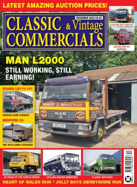 Classic & Vintage Commercials – December 2025 Cover