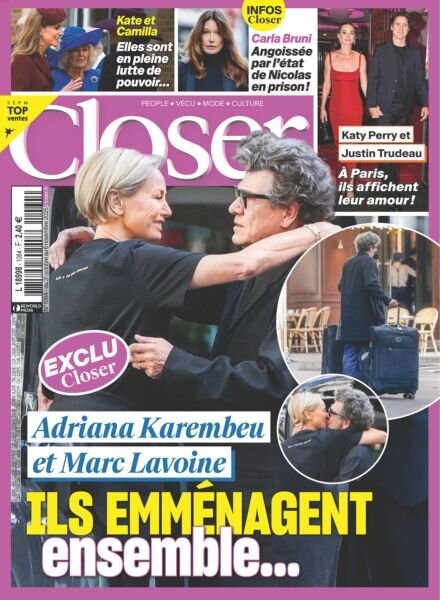 Closer France – 31 Octobre 2025 Cover