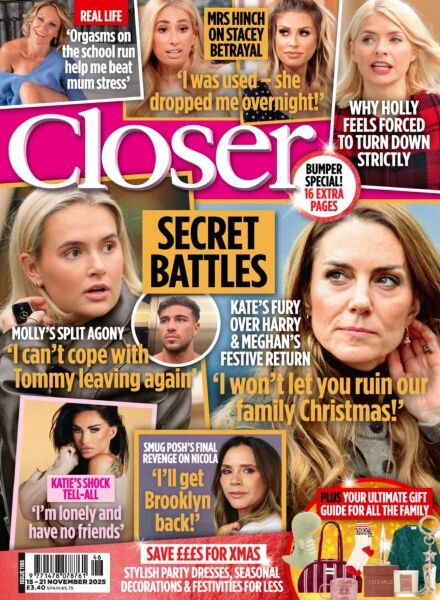 Closer UK – 15 November 2025 Cover