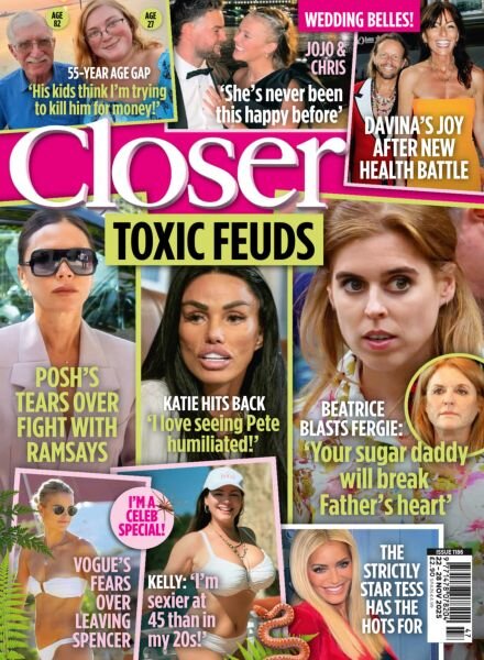 Closer UK – 22 November 2025 Cover