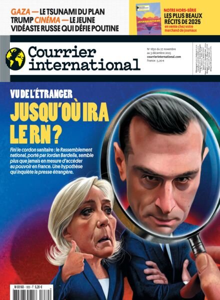 Courrier International – 27 Novembre 2025 Cover